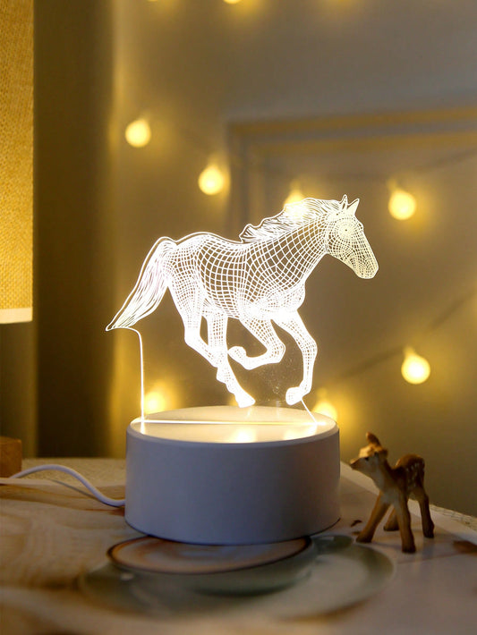 Enhance the atmosphere of your home with our Horse Design Decorative Light. This stylish light adds a touch of elegance to any room. Made with high-quality materials, it provides long-lasting illumination. Bring the beauty of nature into your home and illuminate it in style.