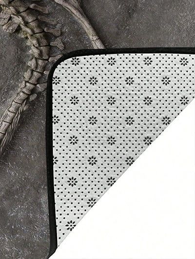 Dinosaur Fossil Pattern Rug: A Modern Fabric Anti-Slip Floor Mat for Your Household
