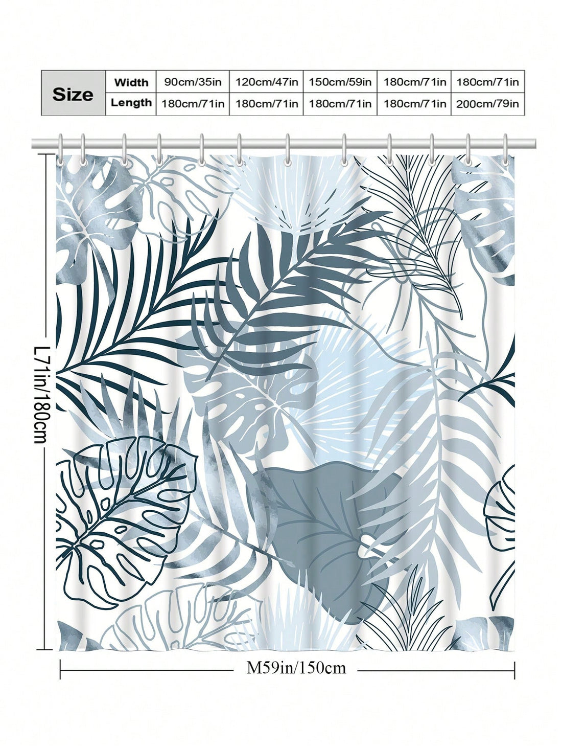 Introducing Plant Paradise: a modern, waterproof <a href="https://canaryhouze.com/collections/shower-curtain" target="_blank" rel="noopener">shower curtain</a> for your home. Made with durable polyester, this curtain is designed to keep your bathroom dry and stylish. Featuring a vibrant plant paradise design, it adds a touch of nature to your daily routine. Upgrade your shower experience today!