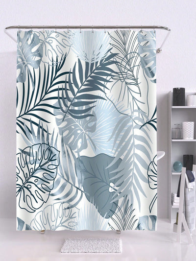 Plant Paradise: Modern Polyester Waterproof Shower Curtain for Home