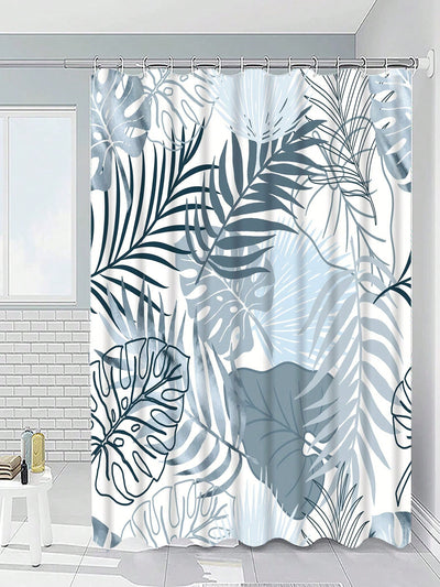 Plant Paradise: Modern Polyester Waterproof Shower Curtain for Home