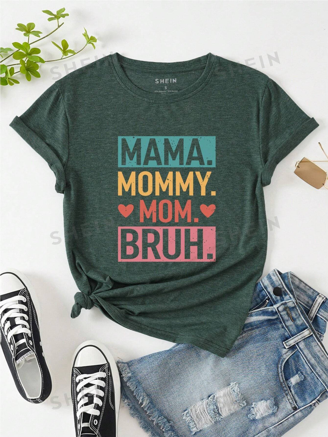 Express yourself with the Heartfelt Messages: Heart and Slogan Graphic Tee. Featuring a heart and slogan graphic, this tee allows you to make a statement with style. Made from soft and durable fabric, it offers both comfort and quality. Perfect for everyday wear or to showcase your personality.
