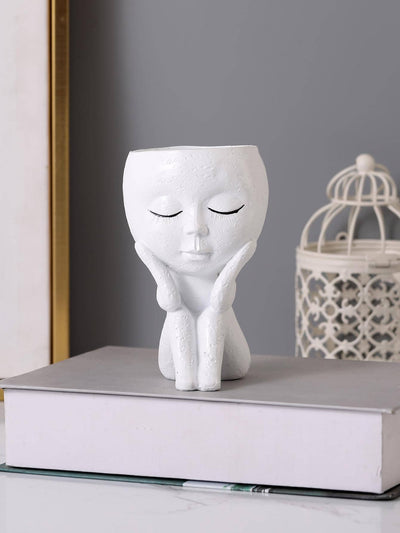 Nordic Figure Design Flower Pot: Unique Home Decor Accent