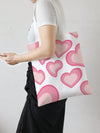 Love is in the Bag: Heart Print Shopper Tote
