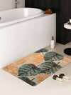 Enhance Your Entrance with the Leaf Pattern Anti-Slip Door Mat - A Perfect Blend of Style and Functionality