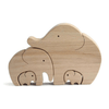 Adorable Handmade Wooden Elephant Statue: Perfect for Furniture Décor and Expressing Love as a Gift for Parents and Children