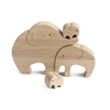Adorable Handmade Wooden Elephant Statue: Perfect for Furniture Décor and Expressing Love as a Gift for Parents and Children
