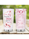 Stainless Steel Tumbler 20oz: The Perfect Gift for Mom on Her Birthday, Christmas, or Mother's Day!