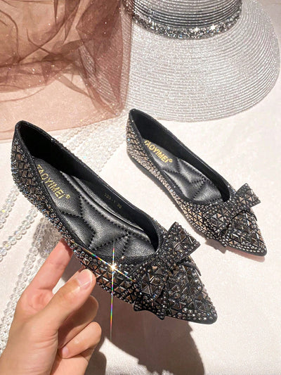 Women's Elegant French Style Chunky Heel Dress Shoes: 2023 Summer New Arrival