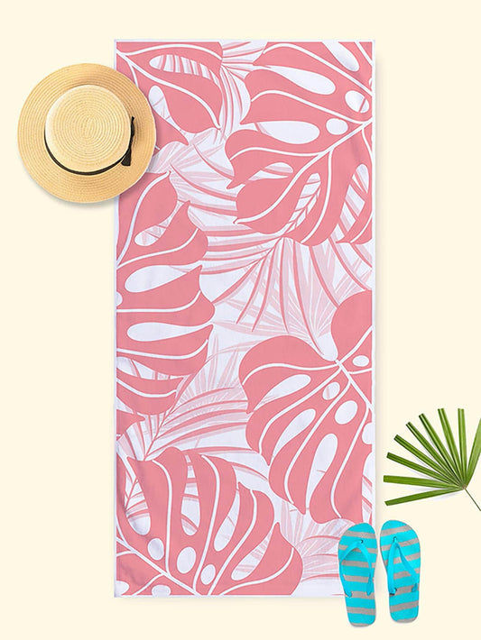 Botanical Bliss Beach Towel: Embrace the Outdoors in Style