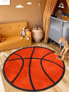 Create a stylish, sporty atmosphere in your living room or bedroom with our Sporty Chic Basketball Pattern Rug. Made for basketball enthusiasts and trendsetters alike, this rug offers a unique touch with its modern design. Elevate your space with this must-have addition for any sports lover's home.