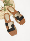 Chic Twist Detail Slide Sandals - Elevate Your Summer Style