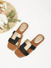 Chic Twist Detail Slide Sandals - Elevate Your Summer Style