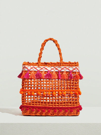 Introducing the perfect summer accessory for beach and vacation travel - the SHEIN VCAY Small Pompom Straw <a href="https://canaryhouze.com/collections/canvas-tote-bags" target="_blank" rel="noopener">Bag</a>. With its stylish design and convenient size, this bag is sure to elevate your summer style. Made from durable straw material and adorned with cute pompom details, it's the perfect combination of fashion and functionality. Don't leave for your next summer adventure without it!