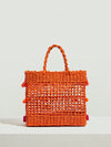 Summer Style: SHEIN VCAY Small Pompom Straw Bag - Perfect for Beach Travel & Vacation