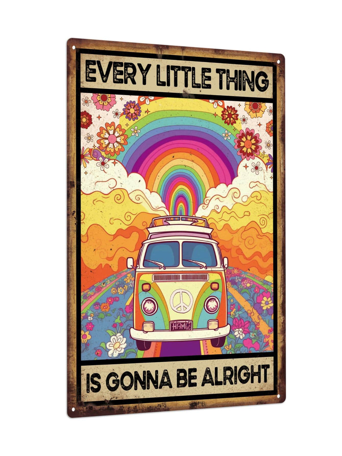 This Vintage Bus Pattern Metal Sign is a perfect addition to any <a href="https://canaryhouze.com/collections/metal-arts" target="_blank" rel="noopener">home decor</a>. Made from high-quality metal, this sign features a charming vintage-style bus pattern that adds a touch of nostalgia to any room. With its durable construction and eye-catching design, this sign is sure to enhance the aesthetic of your home.