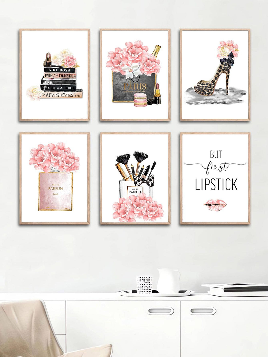 Enhance any room with this 6-piece Flower Print Modern Chemical Fiber Artwork Set. Made with high-quality materials, this set is perfect for adding a touch of style to your home decor. Each piece features a beautiful flower print, adding a pop of color to any space. Elevate your interior design with this must-have set.