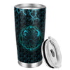 Viking Renaissance: 20oz Double-Wall Tumbler with Dark Art Collage Design - Keeping your Drinks Frosty or Piping Hot!