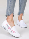 Spring Dream: Women's Mesh Embroidered Sneakers with Air Cushion