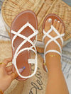 Chic and Comfortable Summer Flat Sandals with Ankle Strap in Various Colors