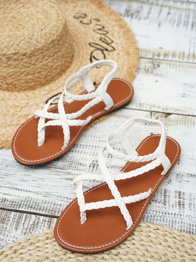 Chic and Comfortable Summer Flat Sandals with Ankle Strap in Various Colors