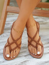 Chic and Comfortable Summer Flat Sandals with Ankle Strap in Various Colors