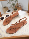 Chic and Comfortable Summer Flat Sandals with Ankle Strap in Various Colors