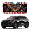 Patriotic American Eagle Car Windshield Sunshade: Embrace the Spirit of Freedom and Keep Your Vehicle Cool