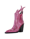 Women's Sparkling Rhinestone Cowboy Boots: Perfect for a Glamorous Christmas Party!
