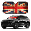 England Flag Car Windshield Sun Shade: UV Rays Blocker with Free Suction Cups - Foldable Sun Visor for Your Vehicle