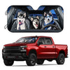 Doggie Driver Car Front Windshield Sun Shade: Keep Your Pup Cool and Protected from Harmful UV Rays!