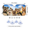 Terriers Paradise: Windshield Car Sunshade with Funny Terriers Dog Design - Block UV Rays and Keep Your Car Cool!