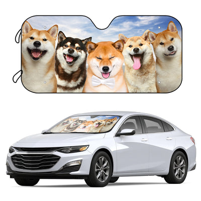 Our Funny Dog Front Window Sunshade helps keep your car's interior cool and protected from UV rays with its advanced, high-performance design. The integrated suction cups make installation a breeze, helping you enjoy the benefits of this sun visor protector in no time.