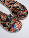 Paisley Paradise: Women's Vacation Summer Slide Sandals