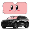 Cartoon Eye Pattern Car Windshield Sun Shade: Block UV Rays, Decorate & Protect with Easy Installation