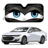 Cartoon Eyes Car Windshield Sun Shade: Stay Cool and Add Fun to Your Ride!