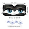 Cartoon Eyes Car Windshield Sun Shade: Stay Cool and Add Fun to Your Ride!