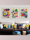 Stylish 3-Piece Modern Garden Wall Art Set for Your Living Room Home Decor