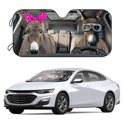 Stay cool and protected on the road with this Foldable Horse Car Sunshade. Block out up to 99% of UV rays and enjoy a stylish look while doing so! Enjoy the sun in complete safety and comfort.