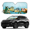 Animal Sea Turtle Car Sunshade: Keep Your Car Cool and Protect it From Harmful UV Rays with 4 Free Suction Cups