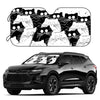 Protective Cartoon Black and White Cat Car Sun Shade: Shield Your Vehicle from Harmful UV Rays and Add a Playful Touch!