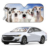 Keep your car cool while adding a touch of personality with this unique, dog-themed sunshade windshield. The built-in UV protection blocks 97.7% of harmful rays and comes with four free suction cups for easy installation. Get protection and style with this adorable car accessory.