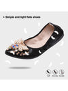 Sparkly Rhinestone Bee Ballet Flats: Stylish and Comfortable Slip-On Shoes