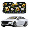 Enhance your car's interior decor with the Plant Sunflower Flower Car Sunshade. This stylish sunshade contains UV protection to shield your car from harmful rays and comes with four free suction cups for easy install and removal.