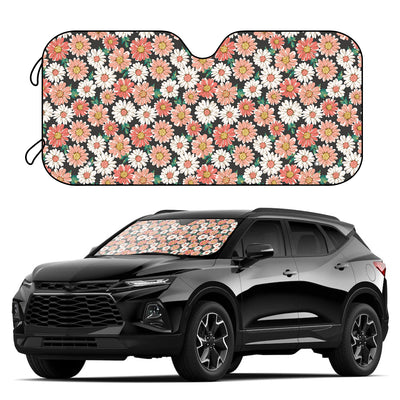 Protective Plant Flower Car Sunshade: Ultimate Sun Protection for Your Vehicle's Windshield with 4 Suction Cups