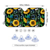 Sunflower Print Car Sunshade - Protect Your Car's Interior from Harmful UV Rays with Style!