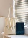 Preppy Floral Graphic Shopper Bag: A Chic and Functional Accessory for Every Occasion