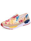 Floral Embroidered Slip-On Loafers: Stylish Casual Sneakers for Women