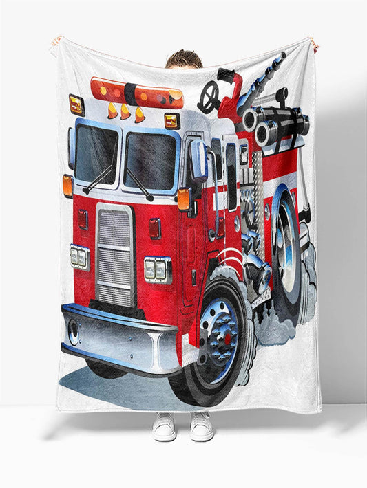 Stay warm and cozy with our Cartoon Fire Truck Patterned Flannel Soft <a href="https://canaryhouze.com/collections/blanket" target="_blank" rel="noopener">Blanket</a>. Made from high-quality flannel, it's perfect for snuggling up on a chilly night. The fun fire truck pattern adds a playful touch to your home decor. Don't sacrifice comfort for style with this cozy and fun blanket.