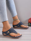 Chic and Comfortable Hollow Out Wedge Slide Sandals for Summer